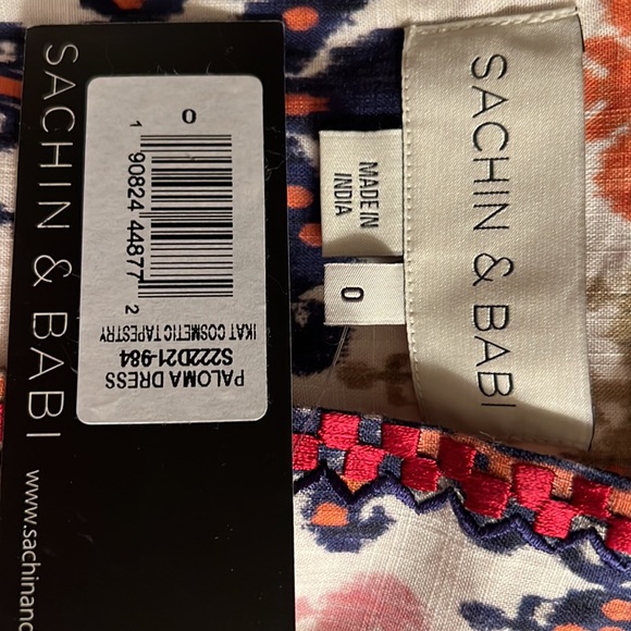 SACHIN & BABI     SIZE: 0     MAXI DRESS  IKAT PATTERN             ***NWT*** - Picture 8 of 11